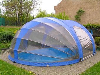 BAZÉNOVÉ ZASTŘEŠENÍ AZURO - VÝROBA NÁHRADNÍ PLACHTY - 1