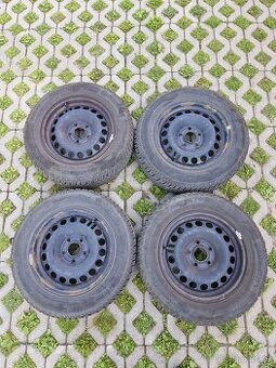 4x plech. kola se zimními pneu 195/65/15