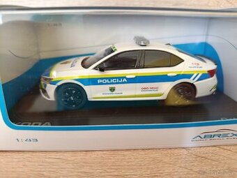 Škoda Octavia IV RS Policie Slovinsko Abrex 1:43