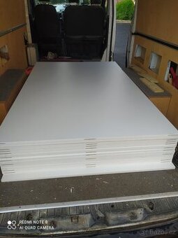 Prodám použité bílé lamino desky