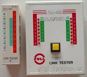 (21) LINK TESTER RJ 45 + RJ 11 - NA TESTOVÁNÍ UTP + STP