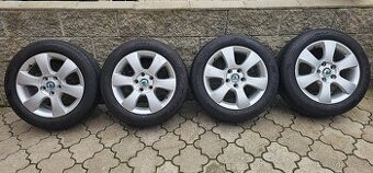 Originál alu ŠKODA O2 5x112 205/55 R16 letní 6,5mm