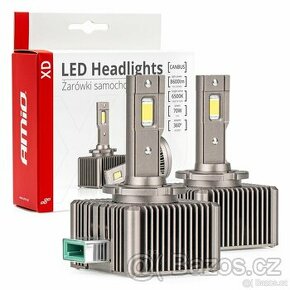LED žárovky D3S  AMiO, 8600LM, 6000K, CAN-BUS, 2 KS