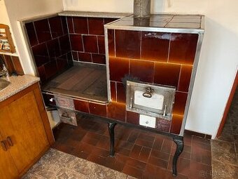 Kachlová kamna s výměníkem - 1