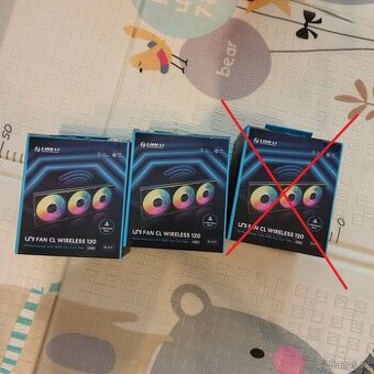 Lian Li UNI FAN CL Wireless Fan, 3x-Pack - 120mm, black - 1