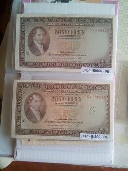 Prodám staré bankovky