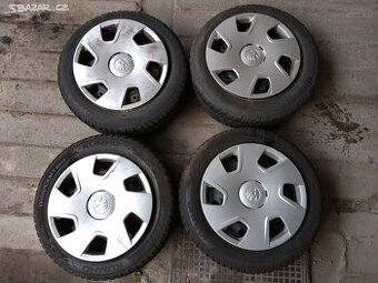 Sada zimních kol Rapid 185/60r15 plech s poklicemi