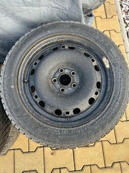 Plechová kola s pneu 6x15” 5x100 škoda fabia