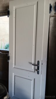 Vnitřní fazetové bílé dveře - 1