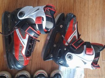 Detske univerzalni brusle Worker ledni i koleckove