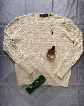 Polo Ralph Lauren Cable Knit Sweater – Cream – Crewneck – Ne
