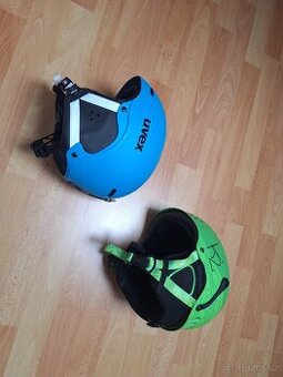 Dětské lyžařské helmy 2 ks