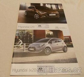 HYUNDAI i20 ix20 - sada českých prospektů - 1