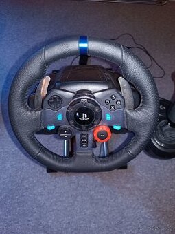 Logitech G29 + Force Shifter + držák