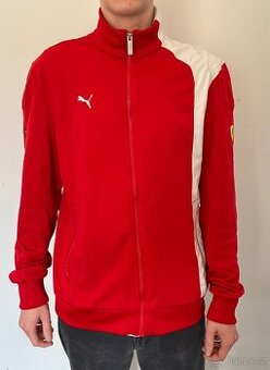 Ferrari Scuderia Puma Track bunda - červeno-bílá, velikost L