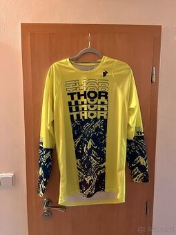 THOR dres na motokros Sector Atlas žlutá/modrá