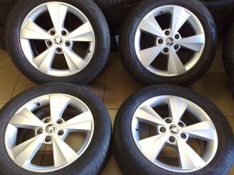 alu kola 5x112 r16 škoda-pneu 205/55/16