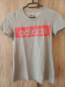 Šedé tričko Adidas - 1