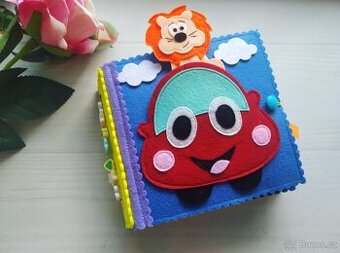 Quiet book. Dárek pro kluka. Hračka pro děti