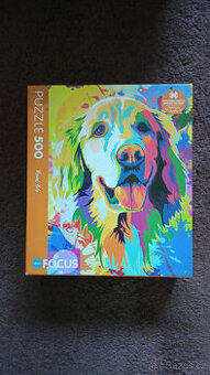 Colorful dog, 500 dílků, Blue Focus