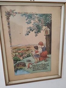 Kolorované litografie - F.Paříka