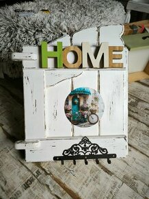 Dřevěný masivní věšák Hand made Provence styl