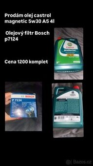 Olej a filtr