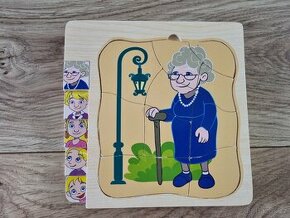 Vrstvené puzzle (život babičky)