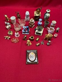 miniatury porcelánové miniatury suvenýry drobnosti dekorace