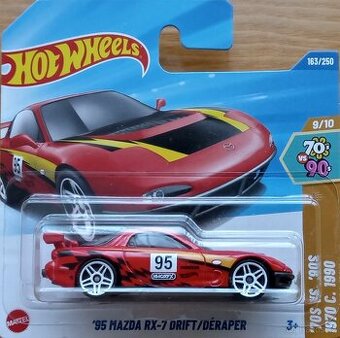 2025 HOT WHEELS 1:64 ´95 MAZDA RX-7 DRIFT/DÉRAPER