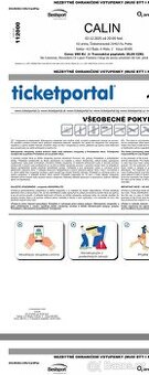 4x lístek Calin v O2