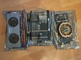 Grafické karty (MSI, Sapphire, ASUS)