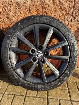 Alu kola Teron 17” Octavia III (včetne pneu Continental)