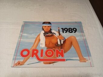Kalendář firmy ORION - 1989 - pro sběratele