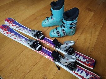 Dětské lyže a lyžařské boty