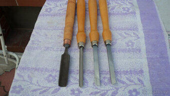 DLÁTA - STRUHY k SOUSTRUŽENÍ DŘEVA - sada 4ks.