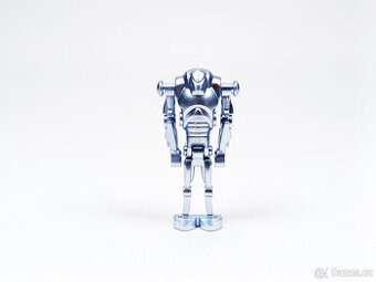 Custom LEGO Star Wars Chromed Blue Super Battle Droid