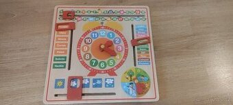 Dřevéný kalendář pro děti