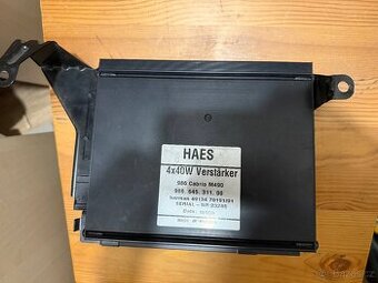 audio zesilovač HAES 4x40W Porsche boxster 986, 911