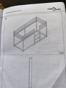 Dětská patrová postel