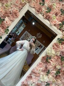 Luxusní svatební šaty M/L