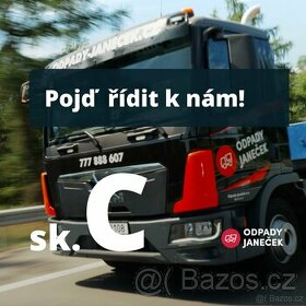 Řidič nákladního vozu pro region Praha sk. C