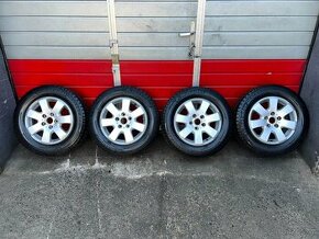 Original ALU kola VW 16" 6,5J ET51 + zimní pneu 215/65/R16