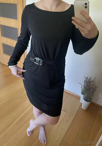 Nové pouzdrové elegantní černé šaty Ralph Lauren 42