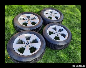 Originál Alu kola Škoda 5x112 letní 205/55/R16 sada 4x