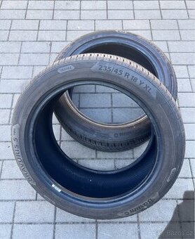 235/45 R18 - 2x letní Barum 7-8mm