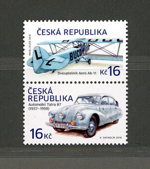 ČR 2016 - Historické dopravní prostředky č. 903-904 - svěž