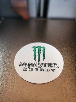 Monster Energy podtácka (biela) - 1