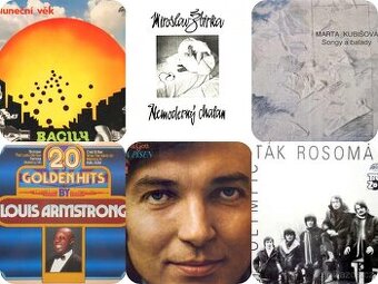 6x LP vinyl Olympic Gott Armstrong Kubišová Žbirka Bacily