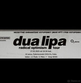 Dua Lipa - lístky